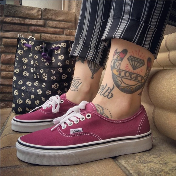 vans authentic rose
